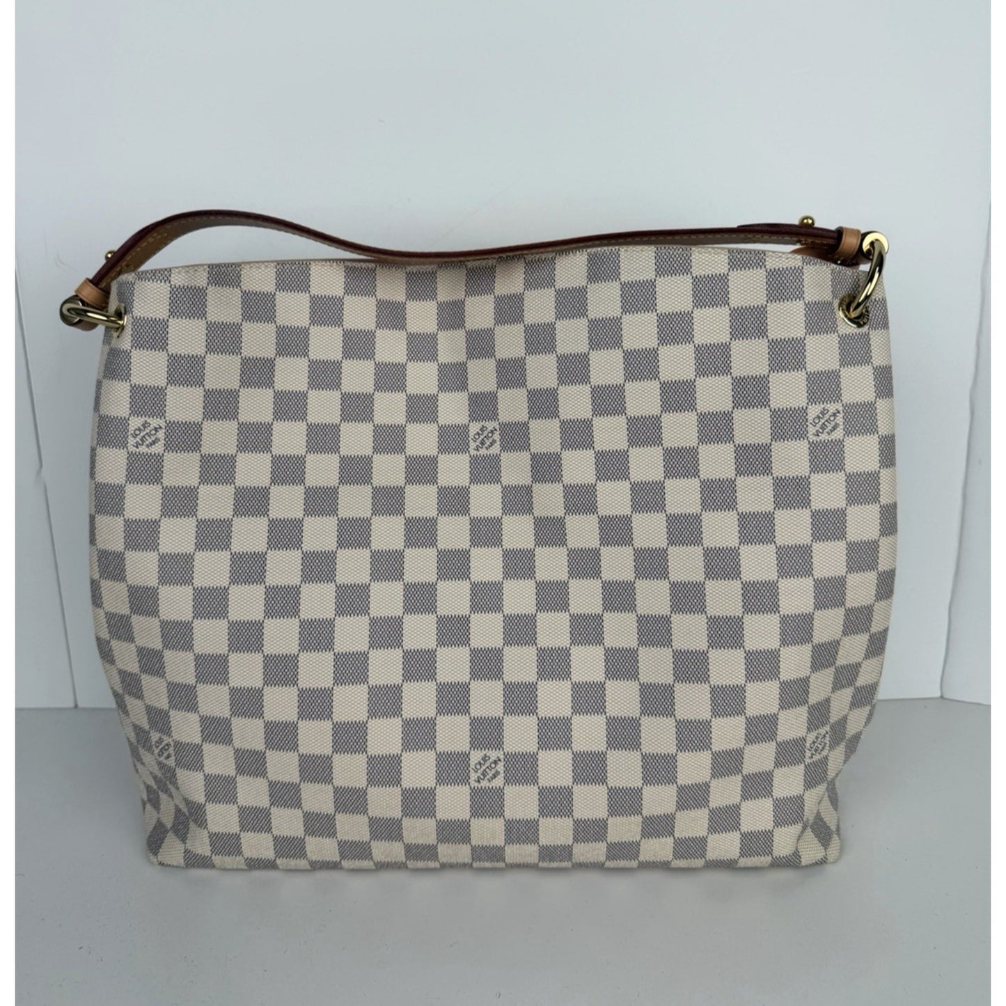 Louis Vuitton Graceful Bag MM in Damier Azur Coated Canvas B-1