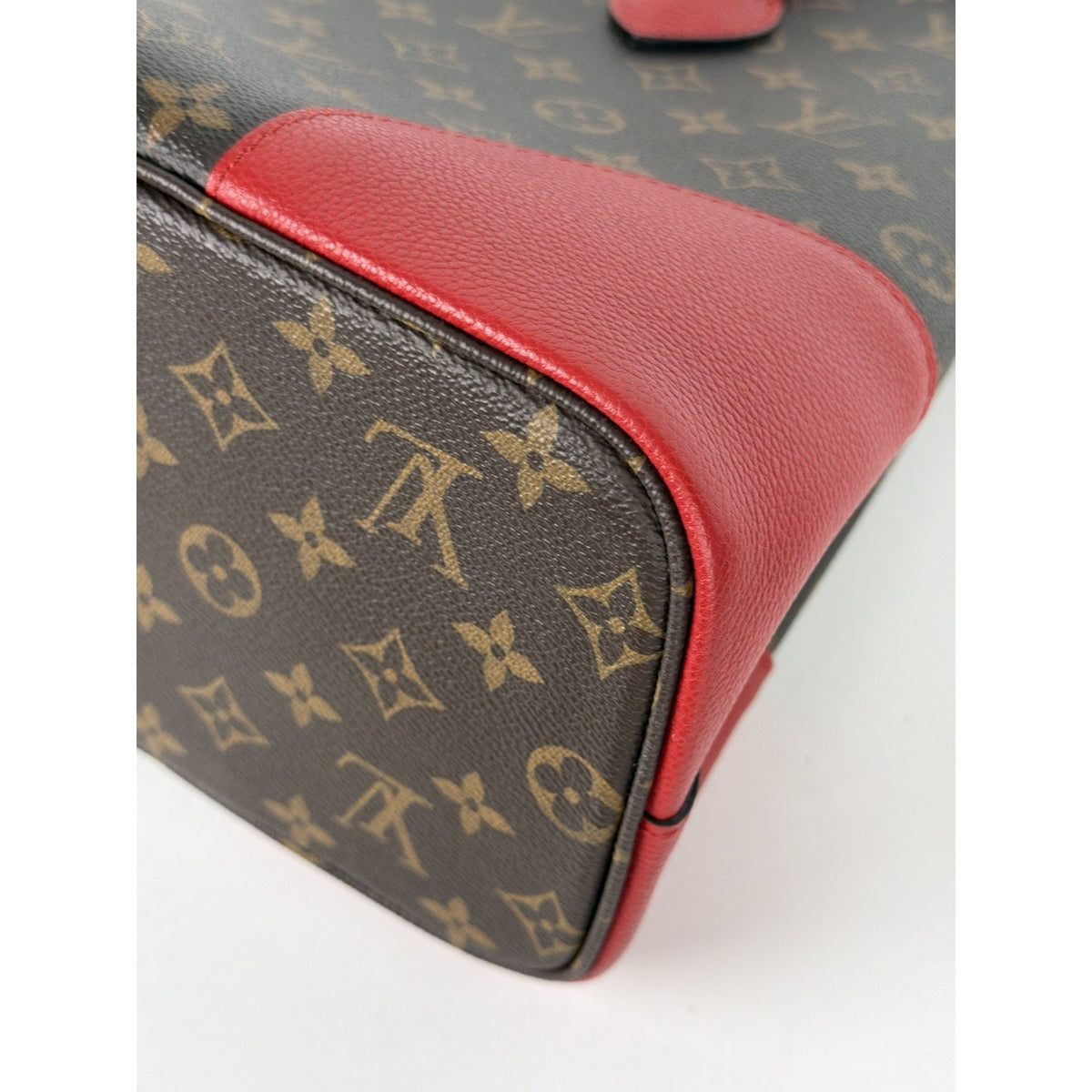 Louis Vuitton Flandrin Tote Bag in Brown LV Monogram Coated Canvas 2017 S-02