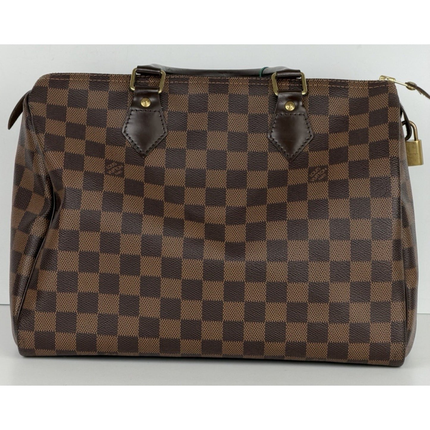 Louis Vuitton Speedy 30 Bag in Damier Ebene Coated Canvas 2012 B9