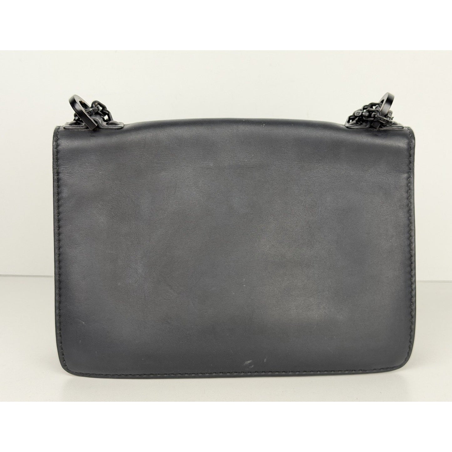 Christian Dior Ultra Matte Calfskin J'Adior Chain Flap Bag in Black