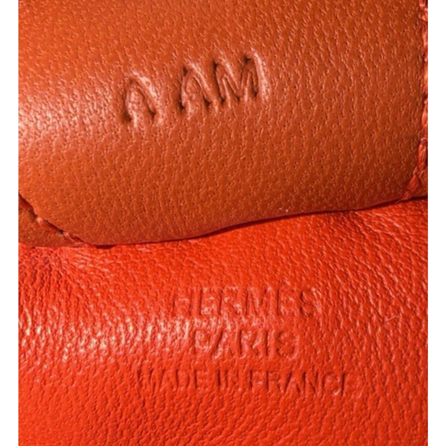 Hermes Rodeo Bag Charm MM in Capucine and Celeste Milo Lambskin Leather