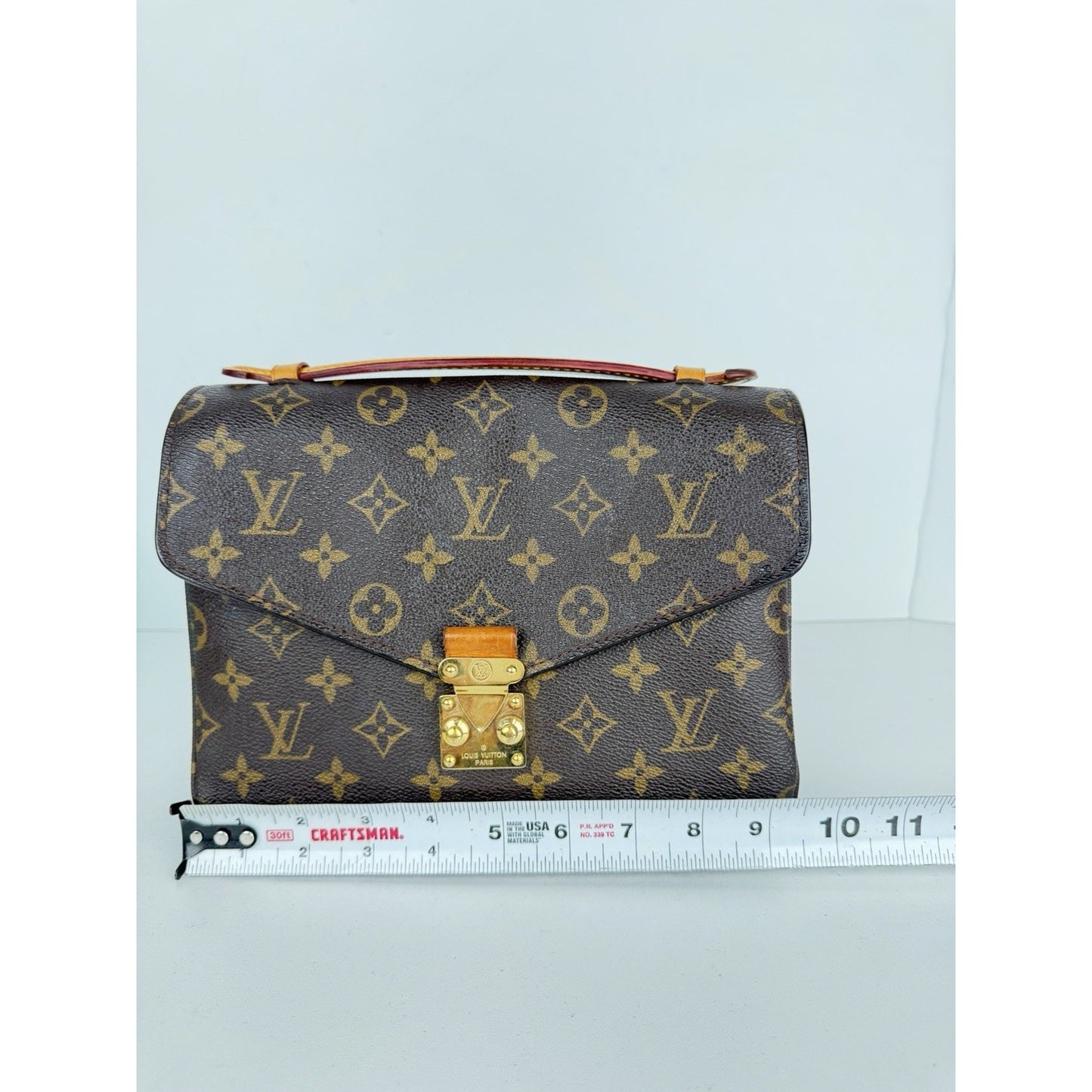 Louis Vuitton Pochette Metis Bag MM in Brown LV Monogram Coated Canvas 2017 C-1