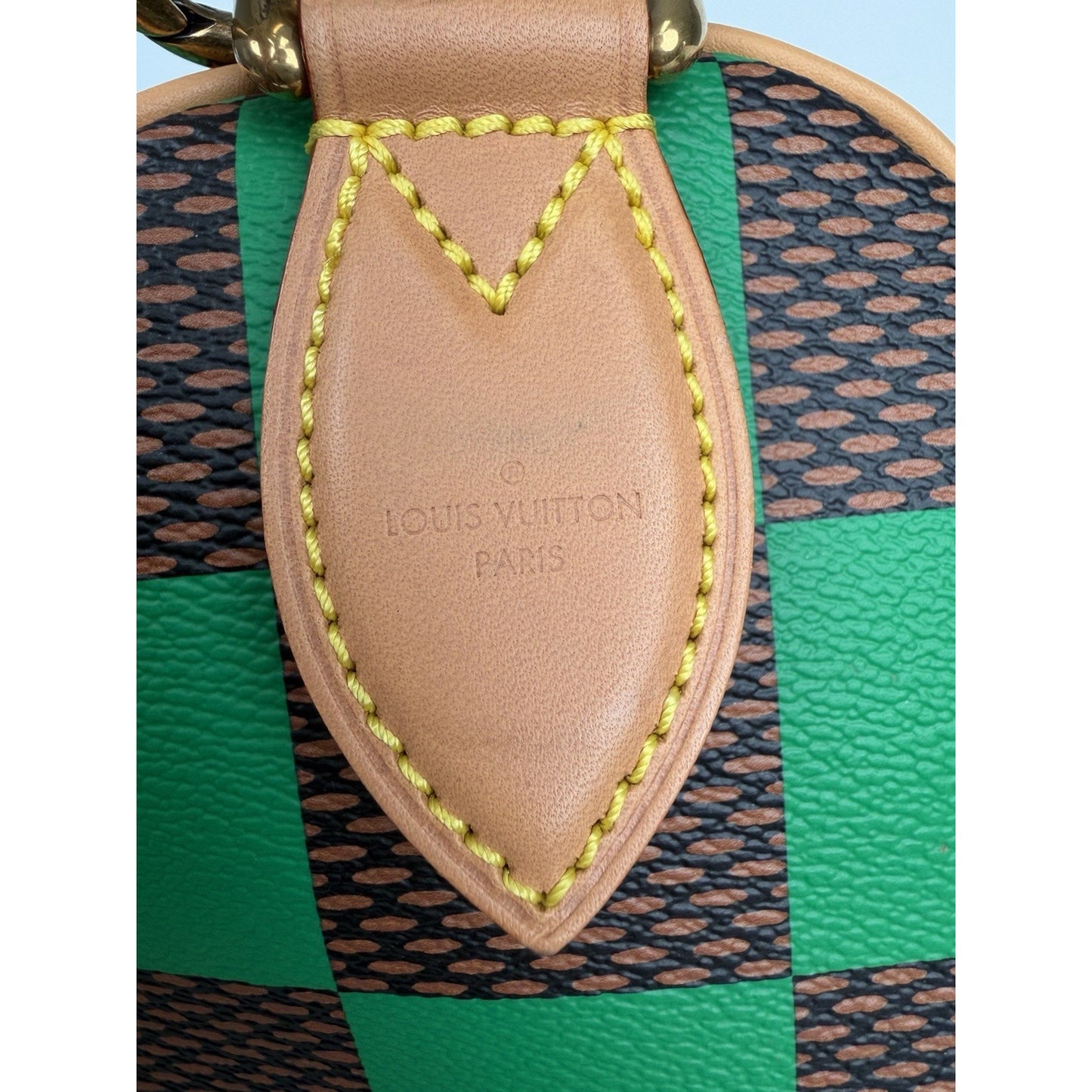 Louis Vuitton Speedy Bandouliere 40 Handbag Green Damier Microchipped