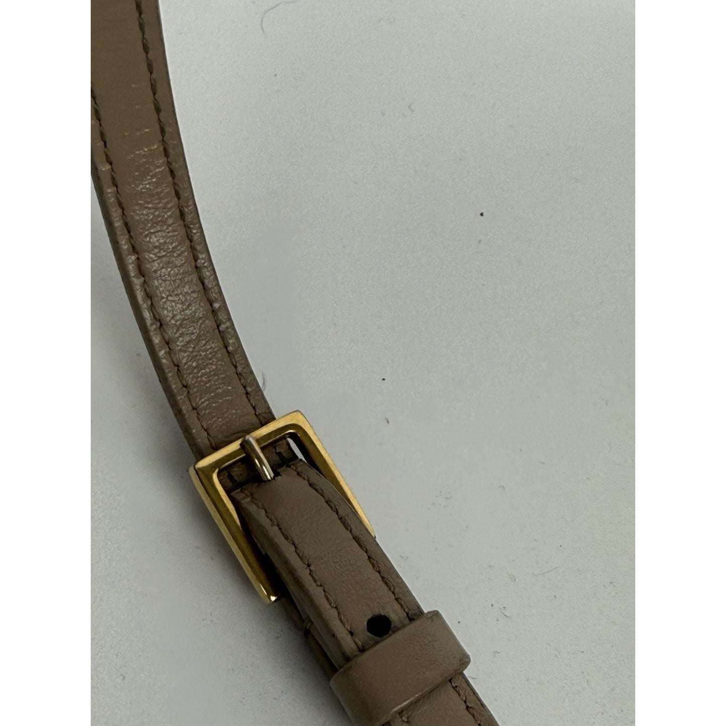 Saint Laurent Camera Bag Calfskin Matelasse Monogram Lou Beige