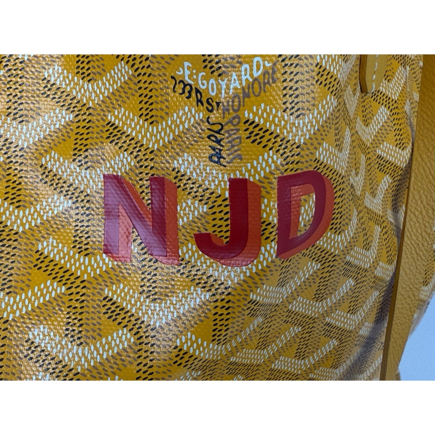 GOYARD Saint Louis PM Tote Bag Yellow