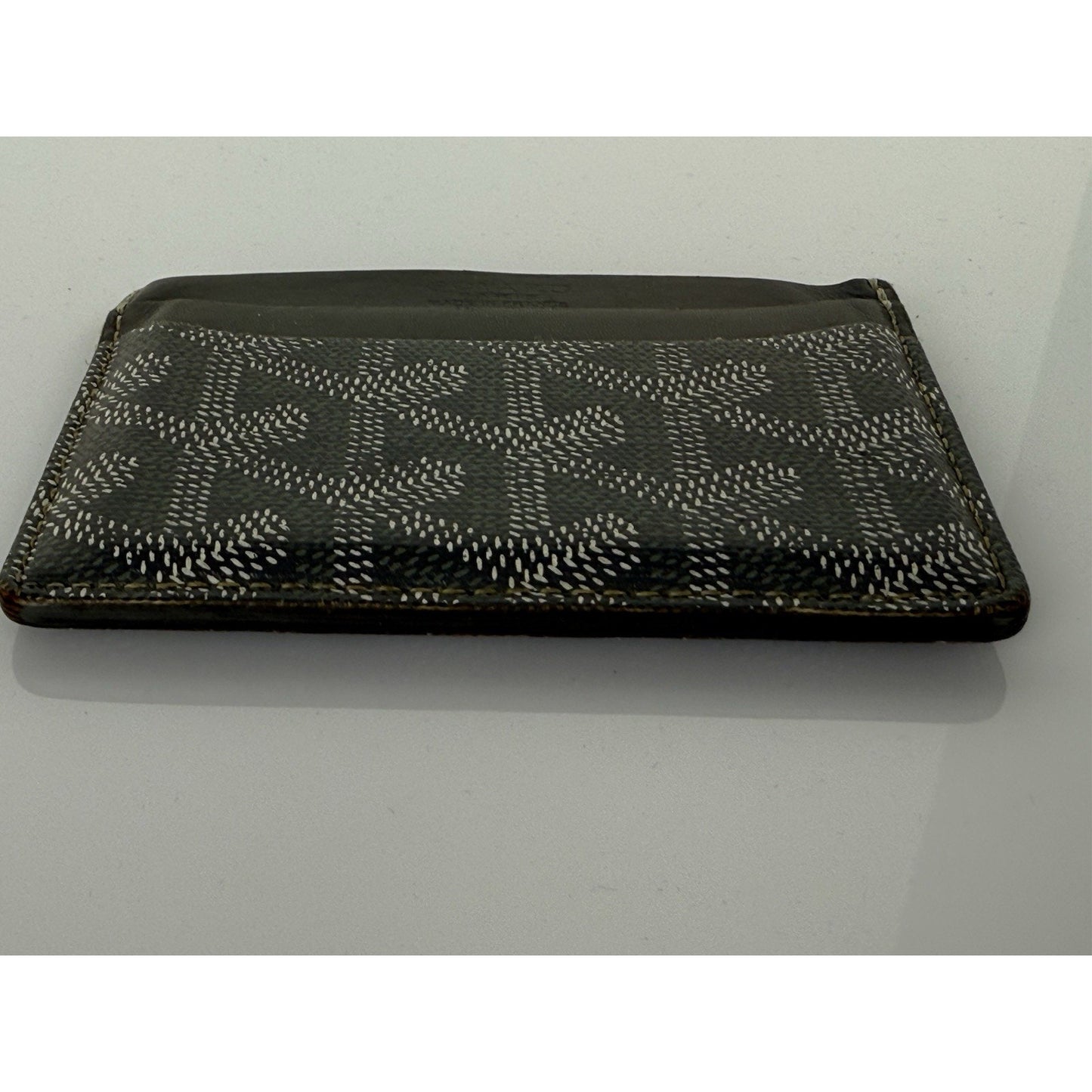 Goyard Goyardine Grey Coated Canvas & Leather Saint Sulpice Card Holder