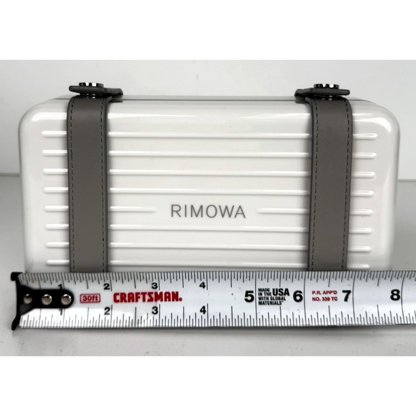Rimowa Personal Polycarbonate Cross-Body Mini Bag in White S-08