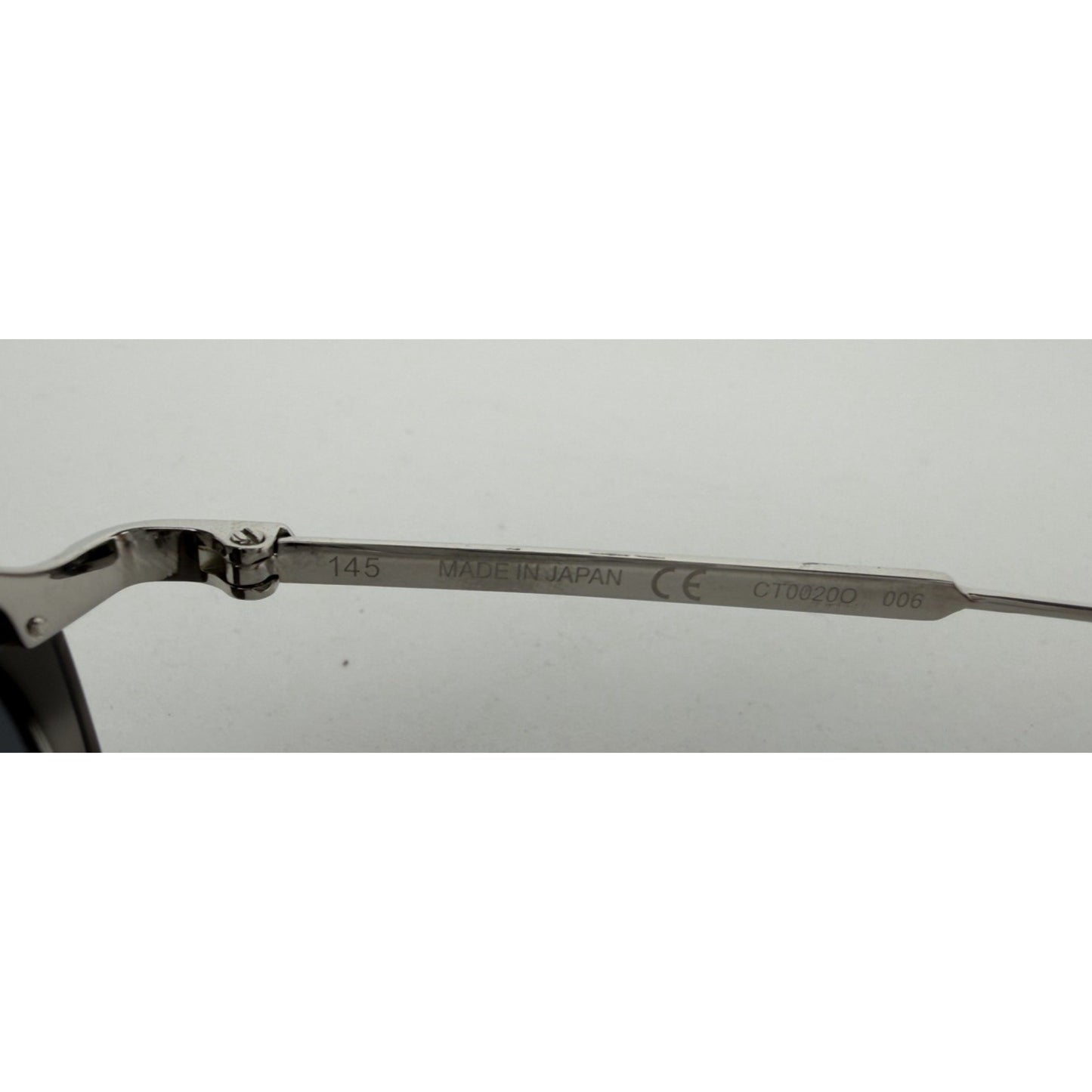 Cartier CT0020O Eyeglasses-Frame in Black and Silver