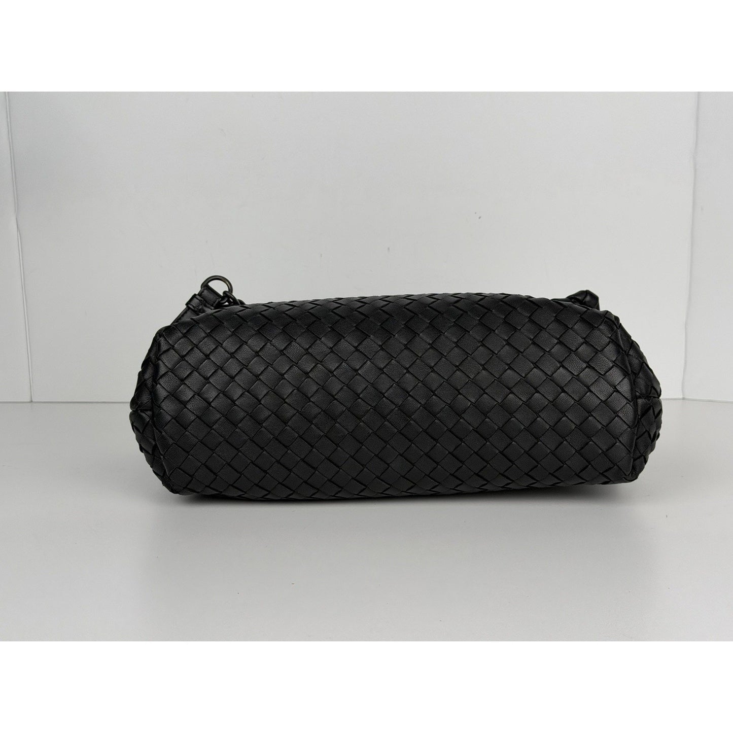 Bottega Veneta Olimpia Bag Medium in Black Nappa Intrecciato Leather S03