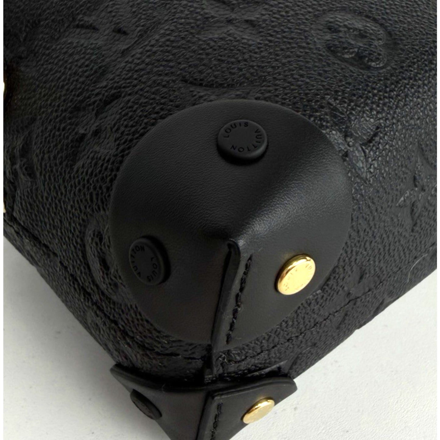 Louis Vuitton Petite Malle Souple Bag Black Embossed Monogram Empreinte 2020 D-7
