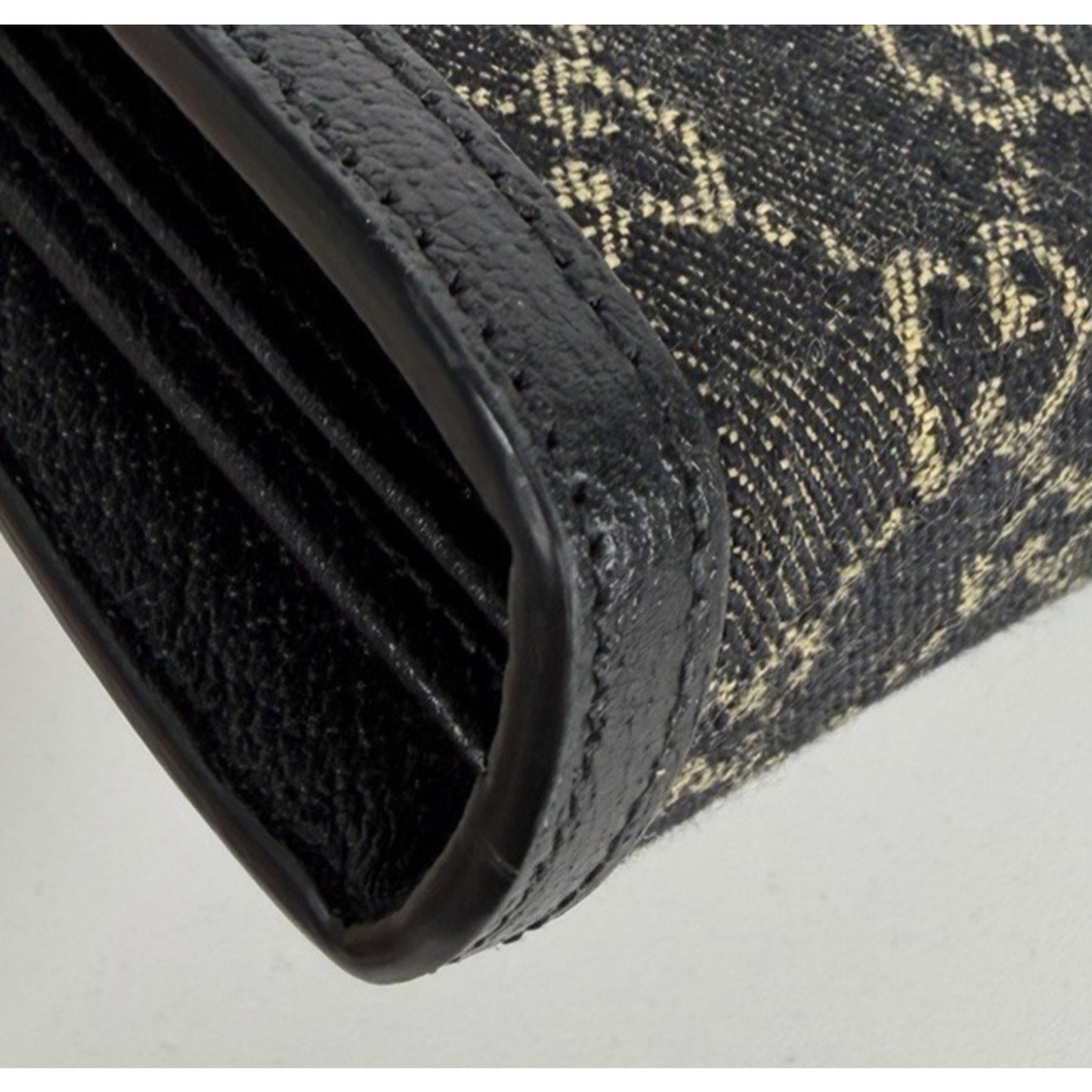 Gucci Dionysus Wallet Bag Mini on Chain in Black GG Supreme Denim Canvas S17