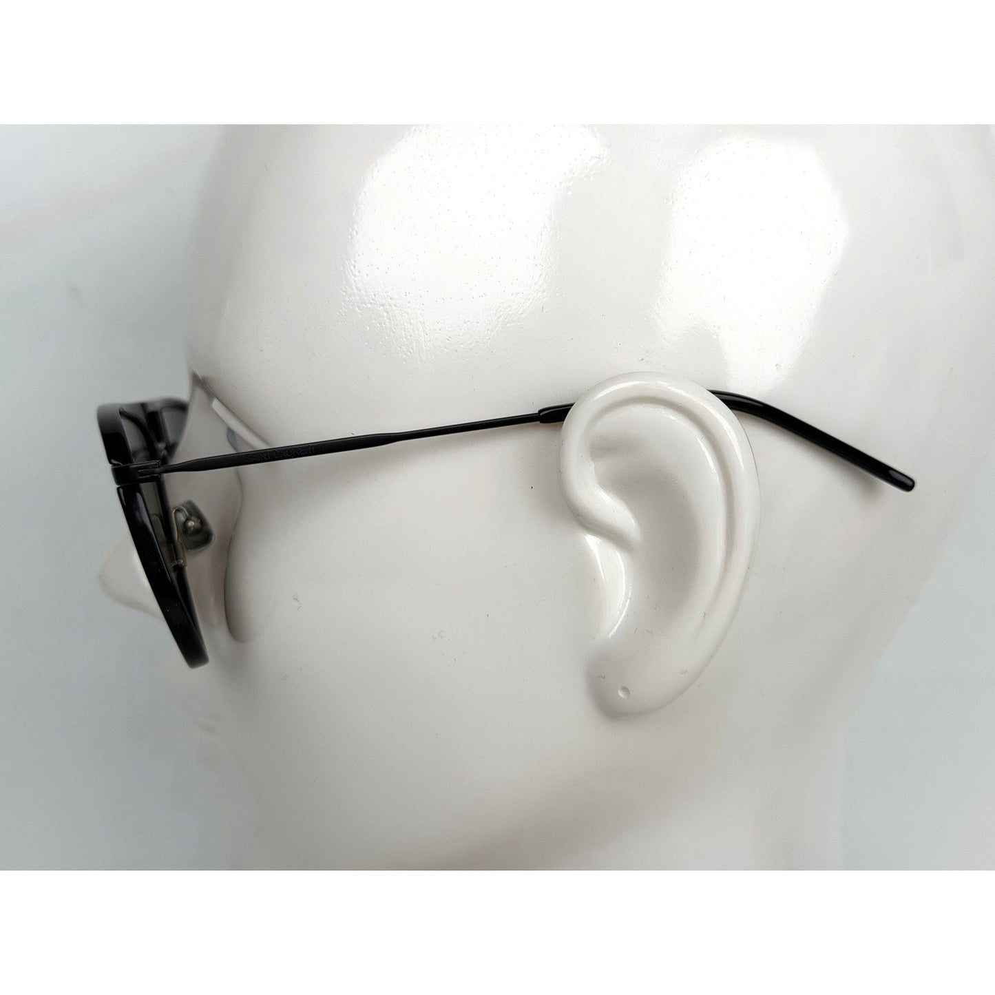 Saint Laurent Classic 11 Aviator Sunglasses in Black Acetate and Tinted Lenses