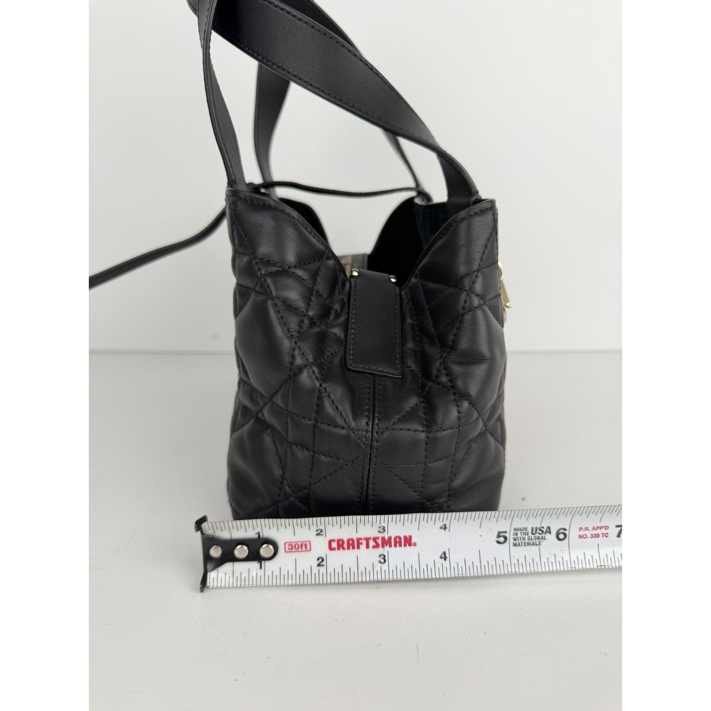 Christian Dior Toujours Bag Small in Black Cannage Leather 2024 B-4