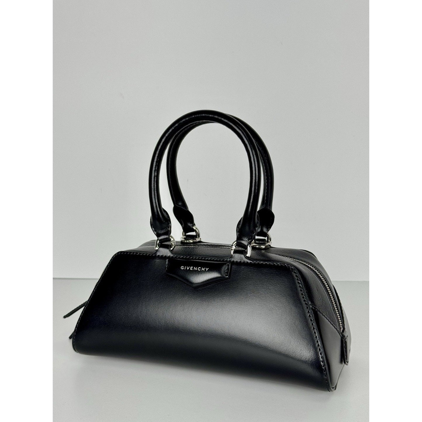 Givenchy Antigona East West Small Bag in Black Leather B-1