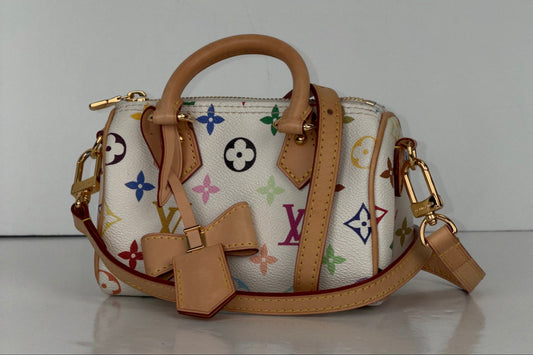 Louis Vuitton Multicolore Monogram Speedy Nano NFC YF5