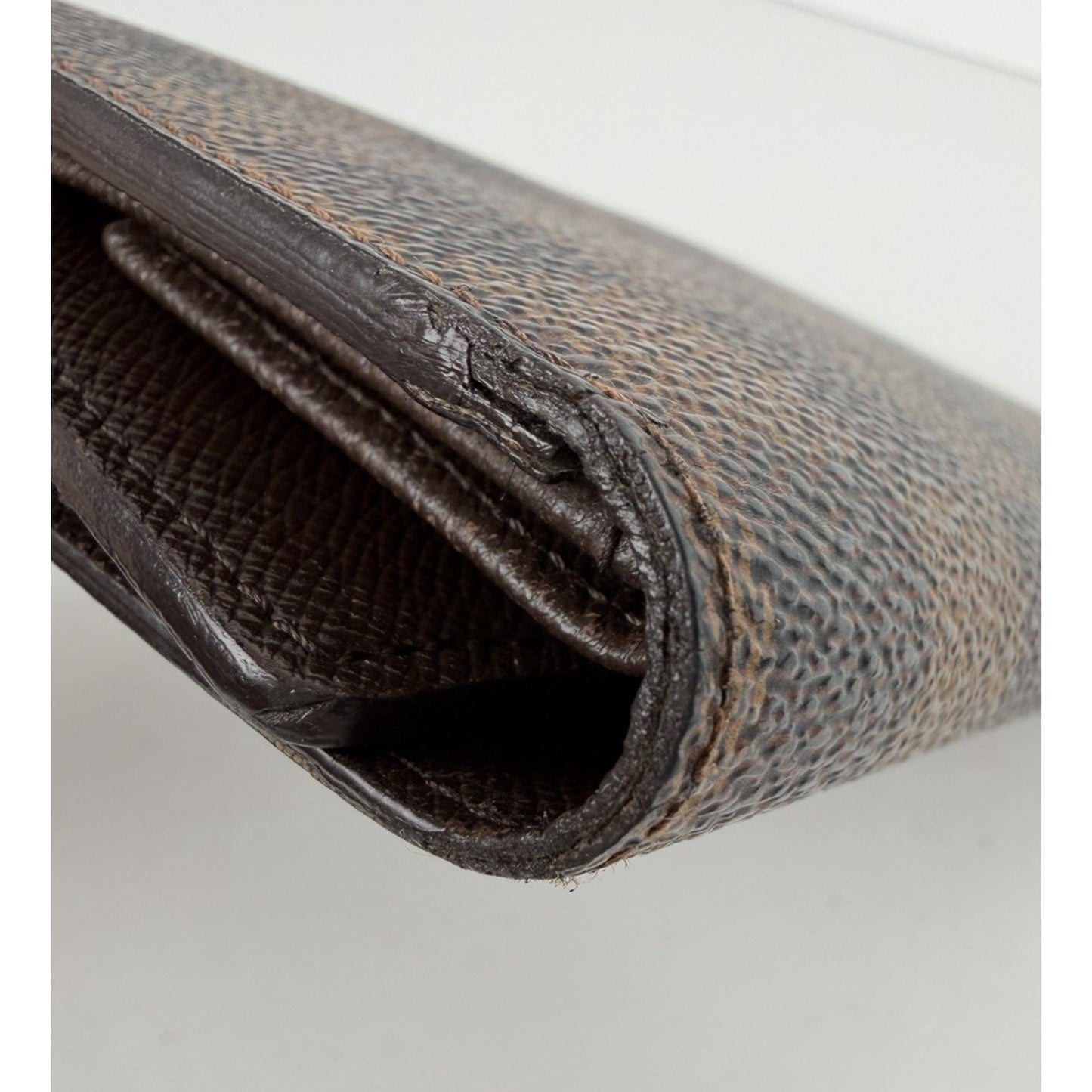 Louis Vuitton Sarah Wallet in Damier Ebene Coated Canvas 2003