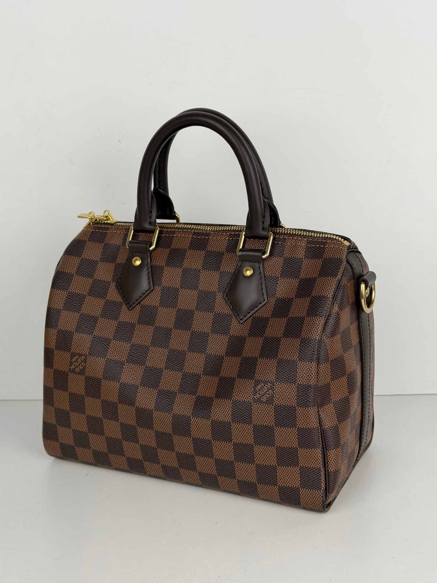 Louis Vuitton Speedy Bandouliere 25 Bag in Damier Ebene Coated Canvas NFC YE-1