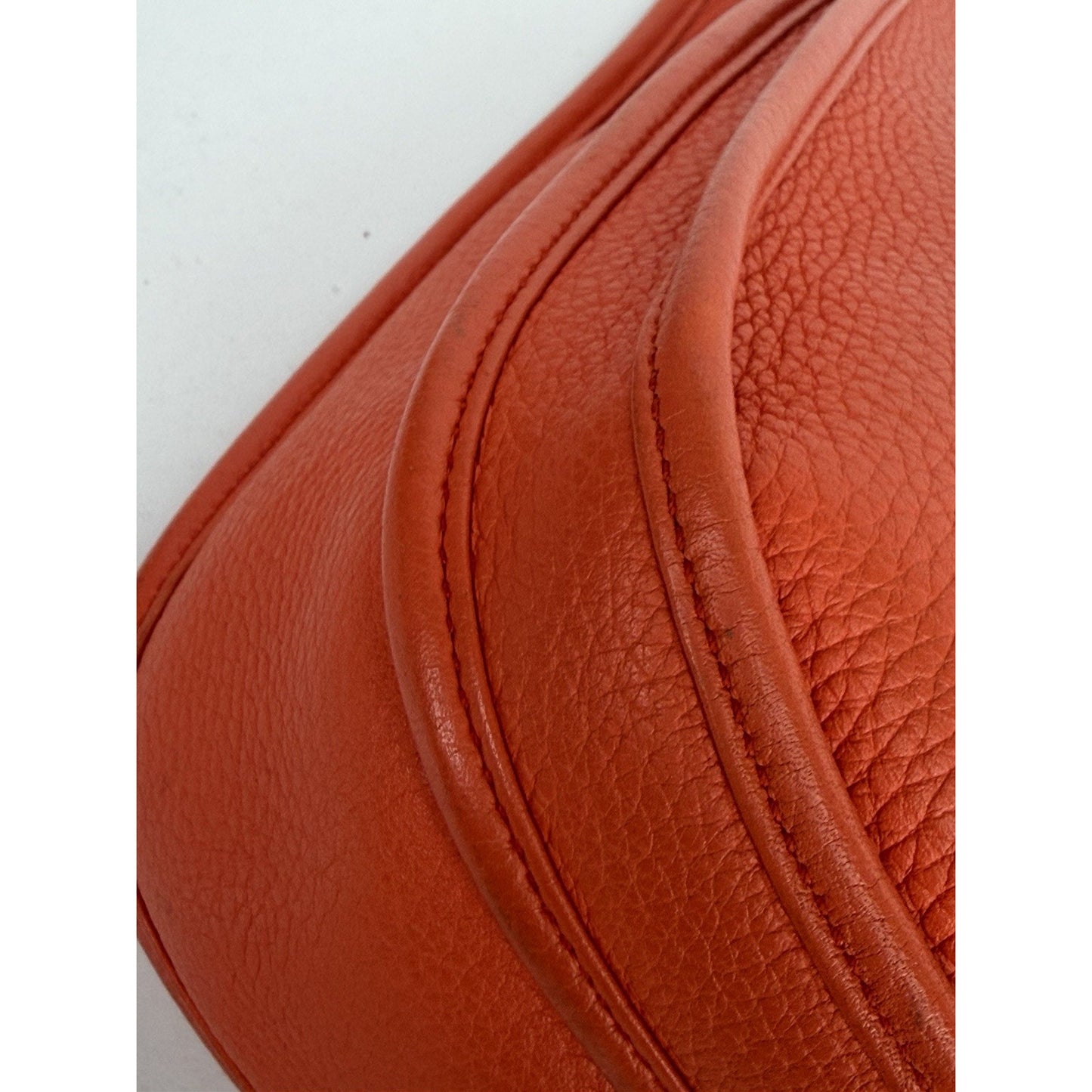Hermes Evelyne 29 Bag Orange Poppy Taurillon Clemence Leather 2017