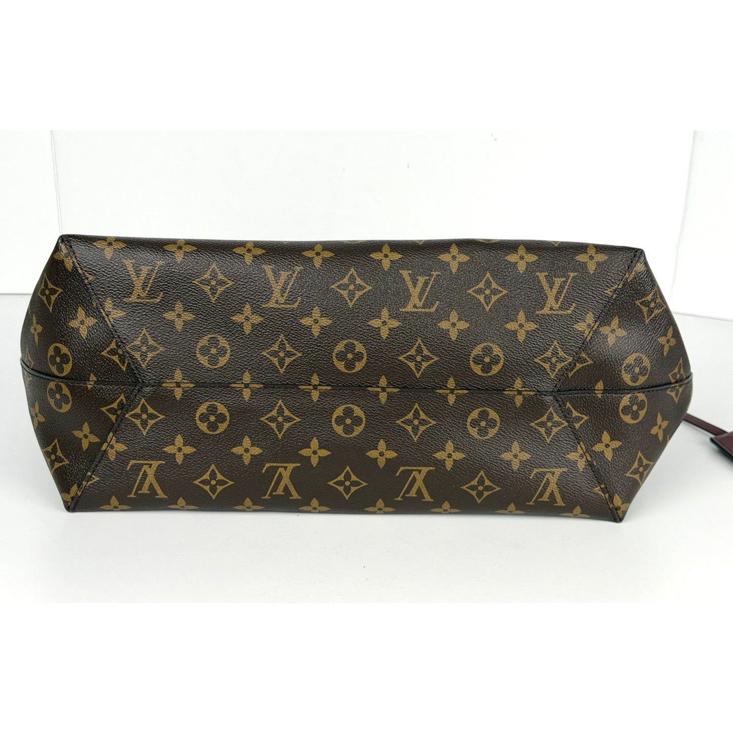 Louis Vuitton Flower Hobo Shoulder Bag in Brown Monogram Coated Canvas 2018 S