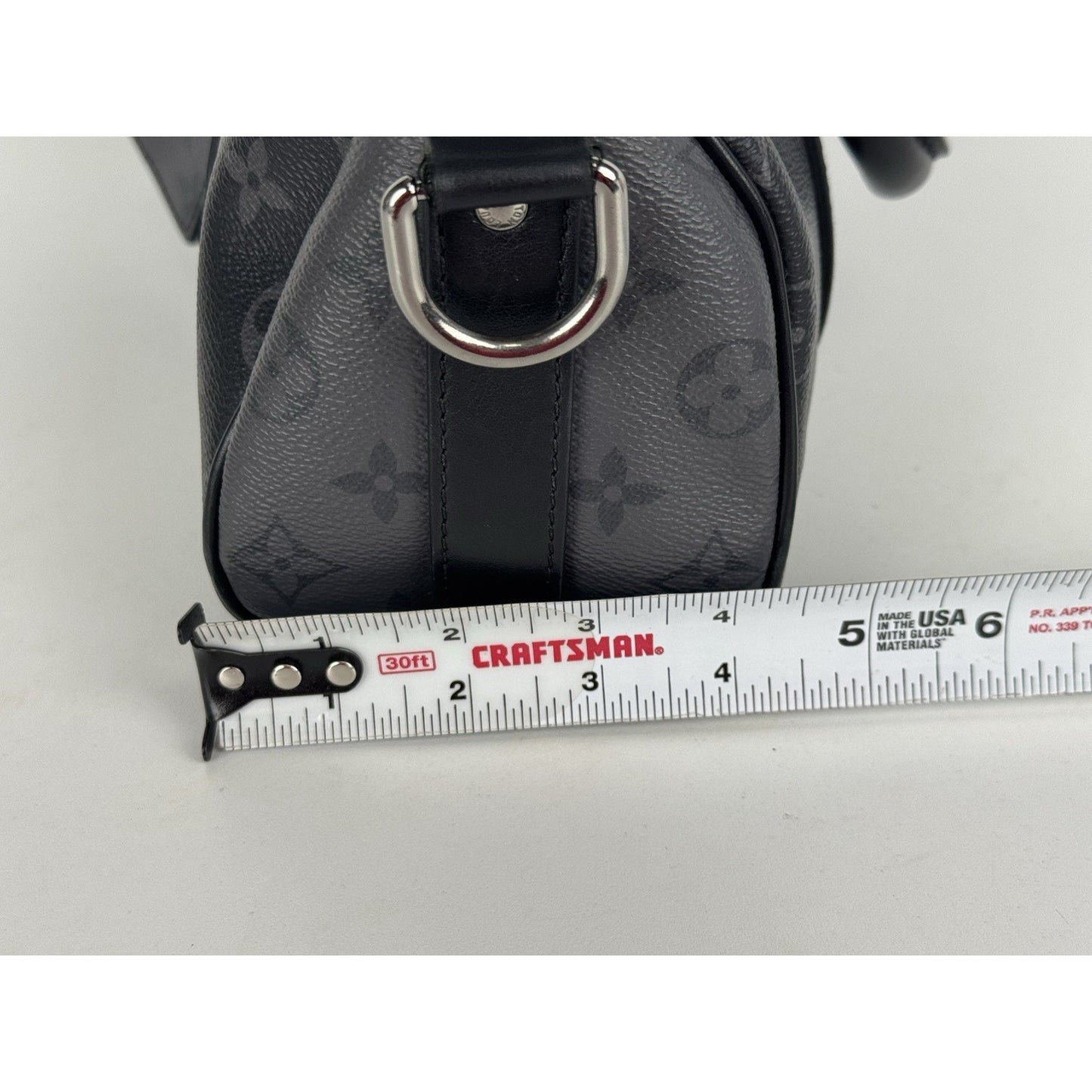 Louis Vuitton Keepall Bandouliere 25 Monogram Eclipse Canvas Bag B-2