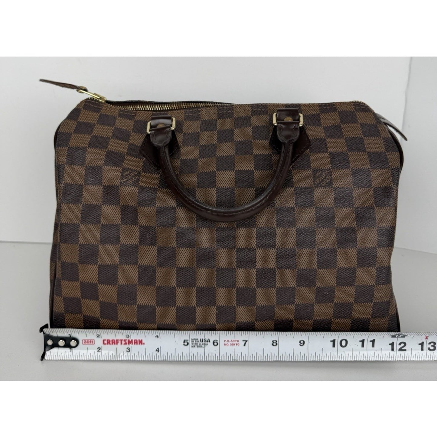 Louis Vuitton Speedy 30 Damier Ebene Top Handle Bag (2007) S14