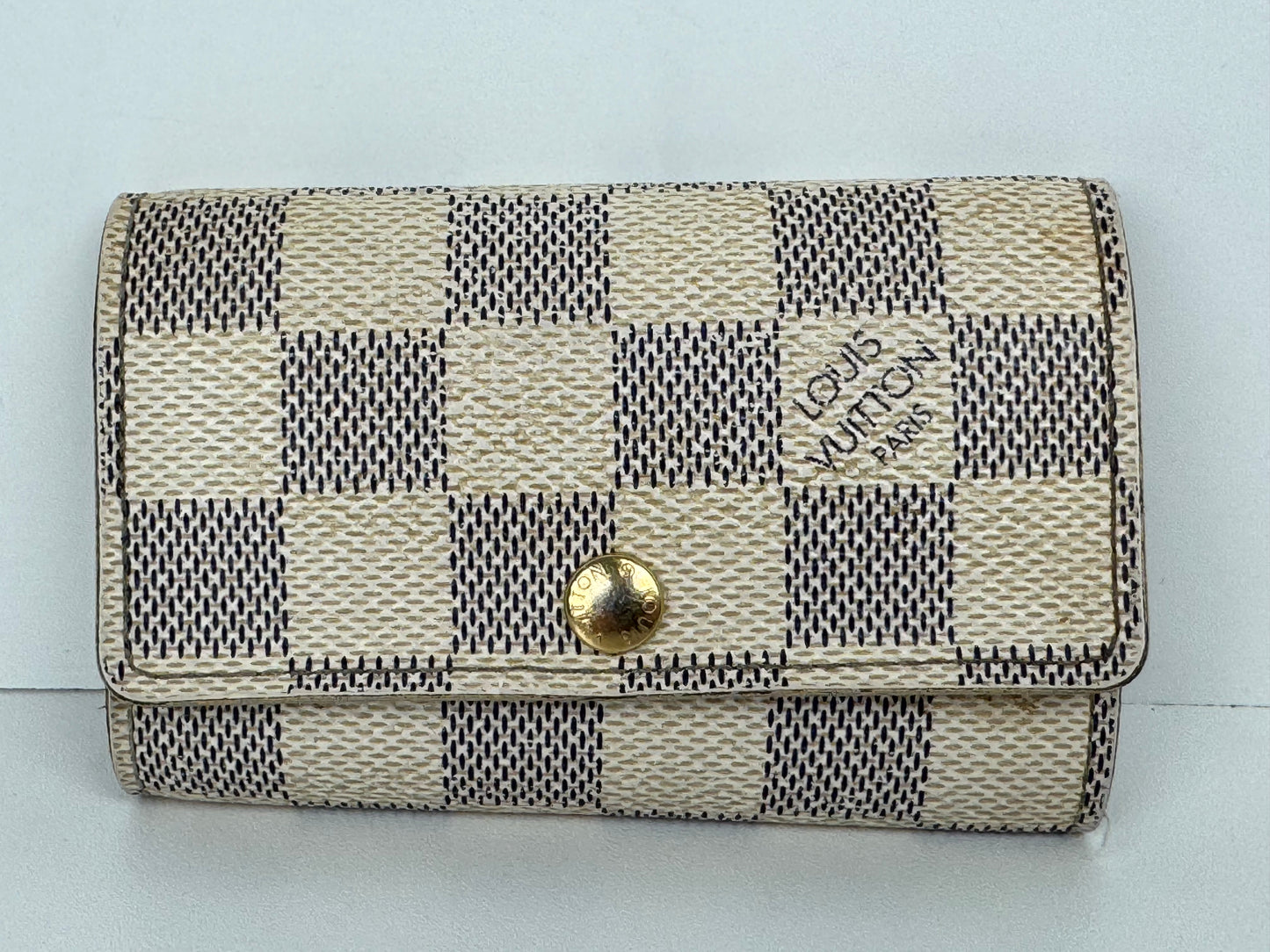 Louis Vuitton Damier Azur Multicles 6 Key Holder