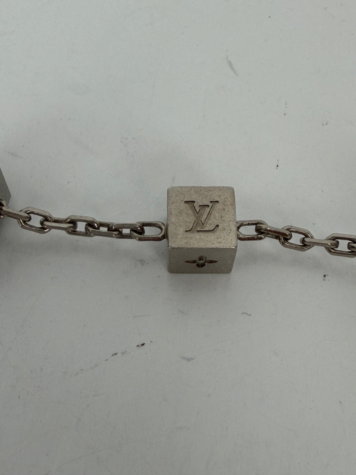 Louis Vuitton Swarovski Gamble Bracelet in Silver-Tone Metal YK-3