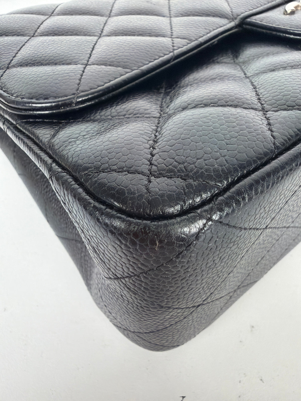 Chanel Timeless Classic Jumbo Black Caviar Leather 2016-2017