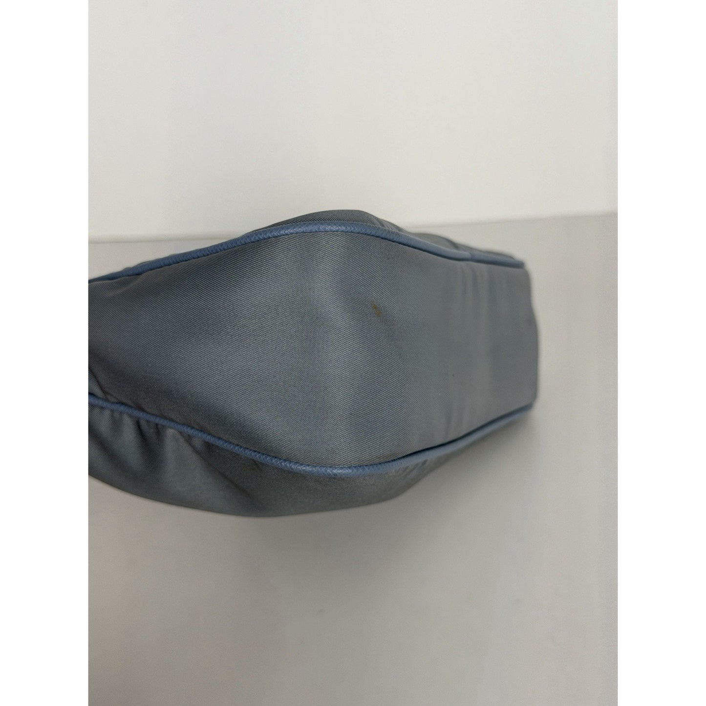 Prada Blue Tessuto Nylon Re-Edition 2005 Crossbody Bag S03