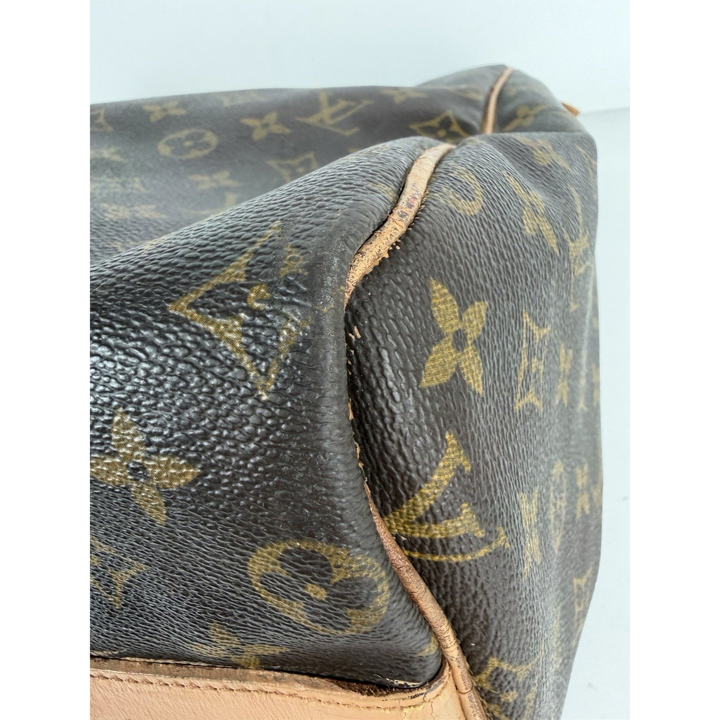 Louis Vuitton Monogram Sac Flanerie Bag Vintage Brown LV Monogram Canvas 1995 S