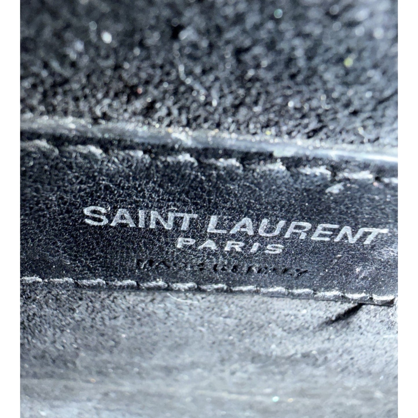 Saint Laurent Sunset Shoulder Bag Medium in Black Crocodile-Embossed Leather B-6