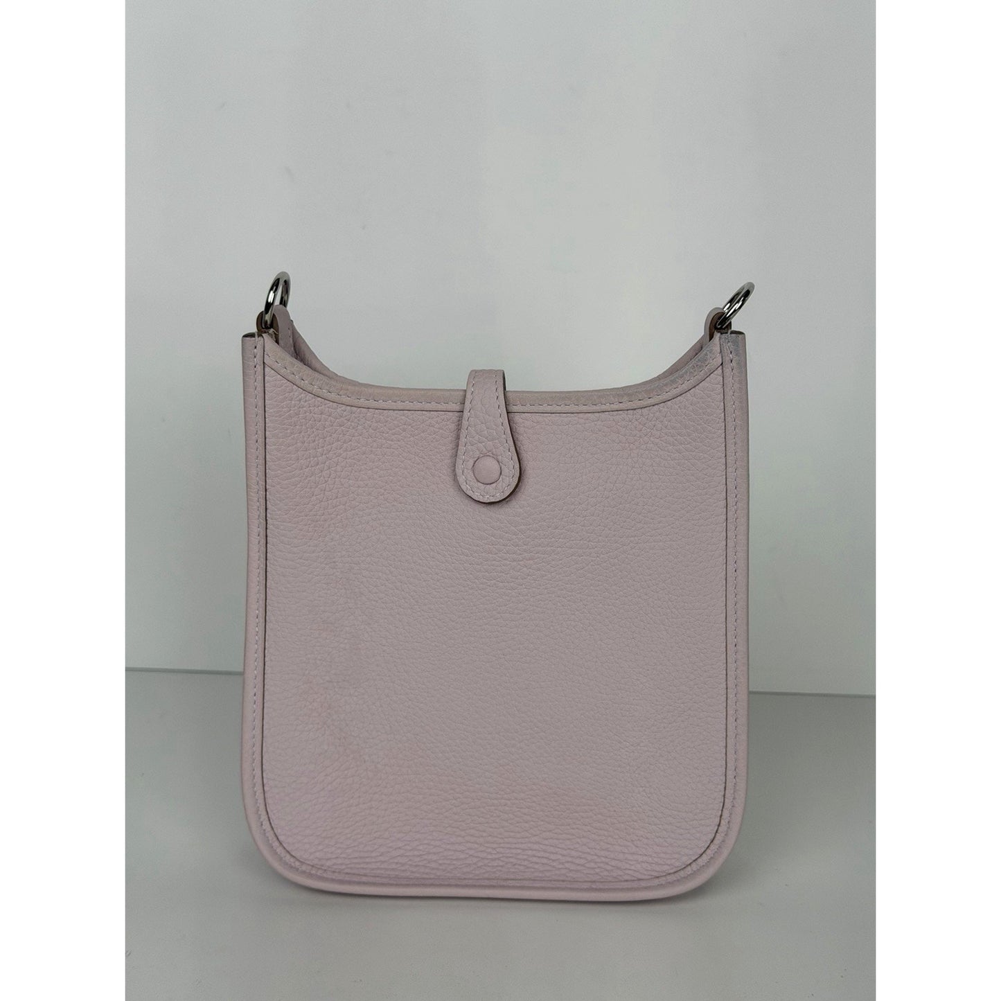 Hermes Evelyne TPM 16 Bag in Mauve Pale Clemence Leather 2024 C2