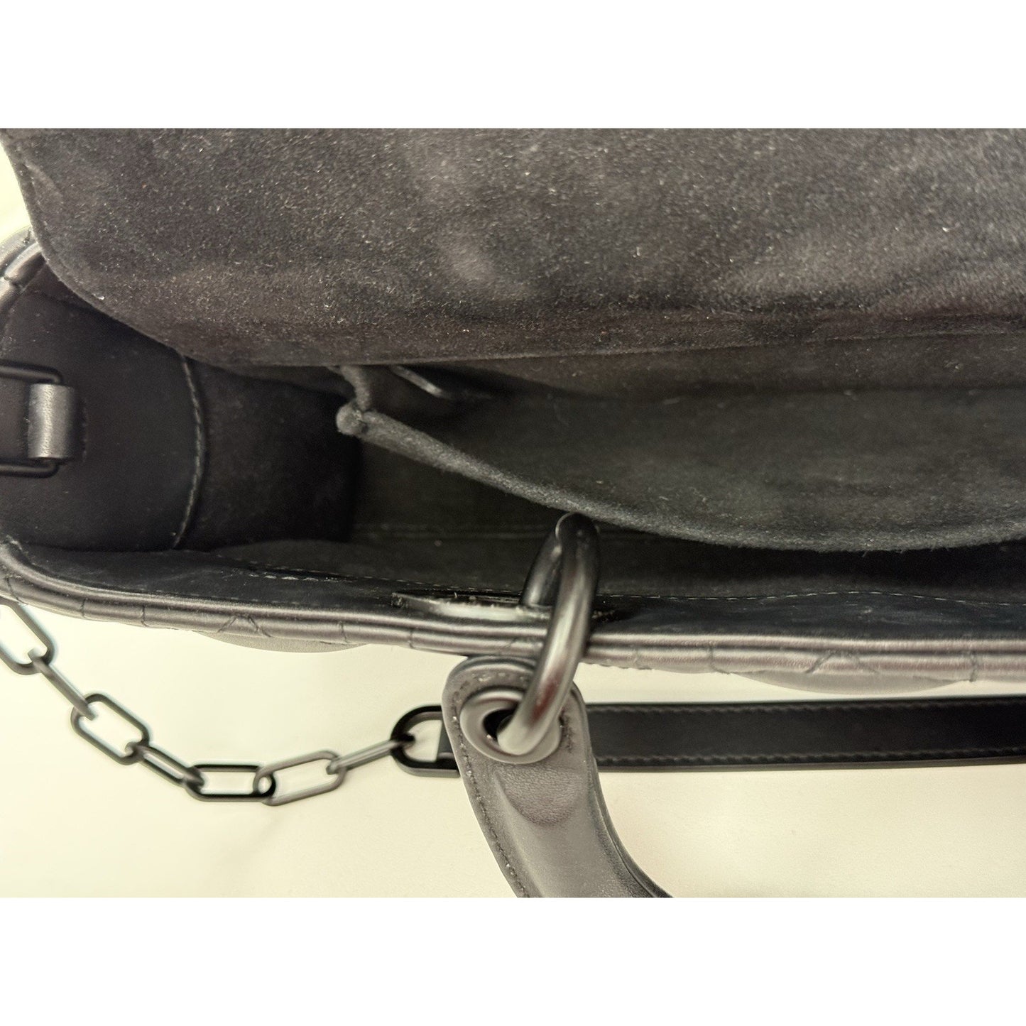 DIOR Medium Lady D-Joy Matte Black Shoulder Bag