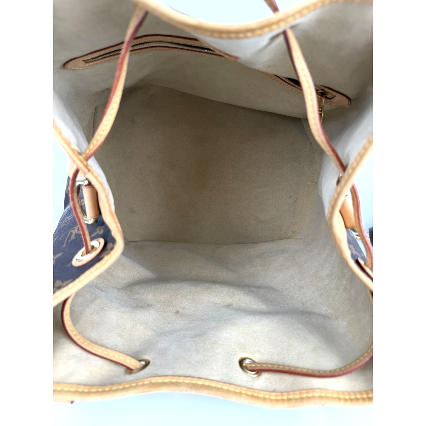 Louis Vuitton Neo MM Bucket Shoulder Bag Brown LV Monogram Coated Canvas 2010 S