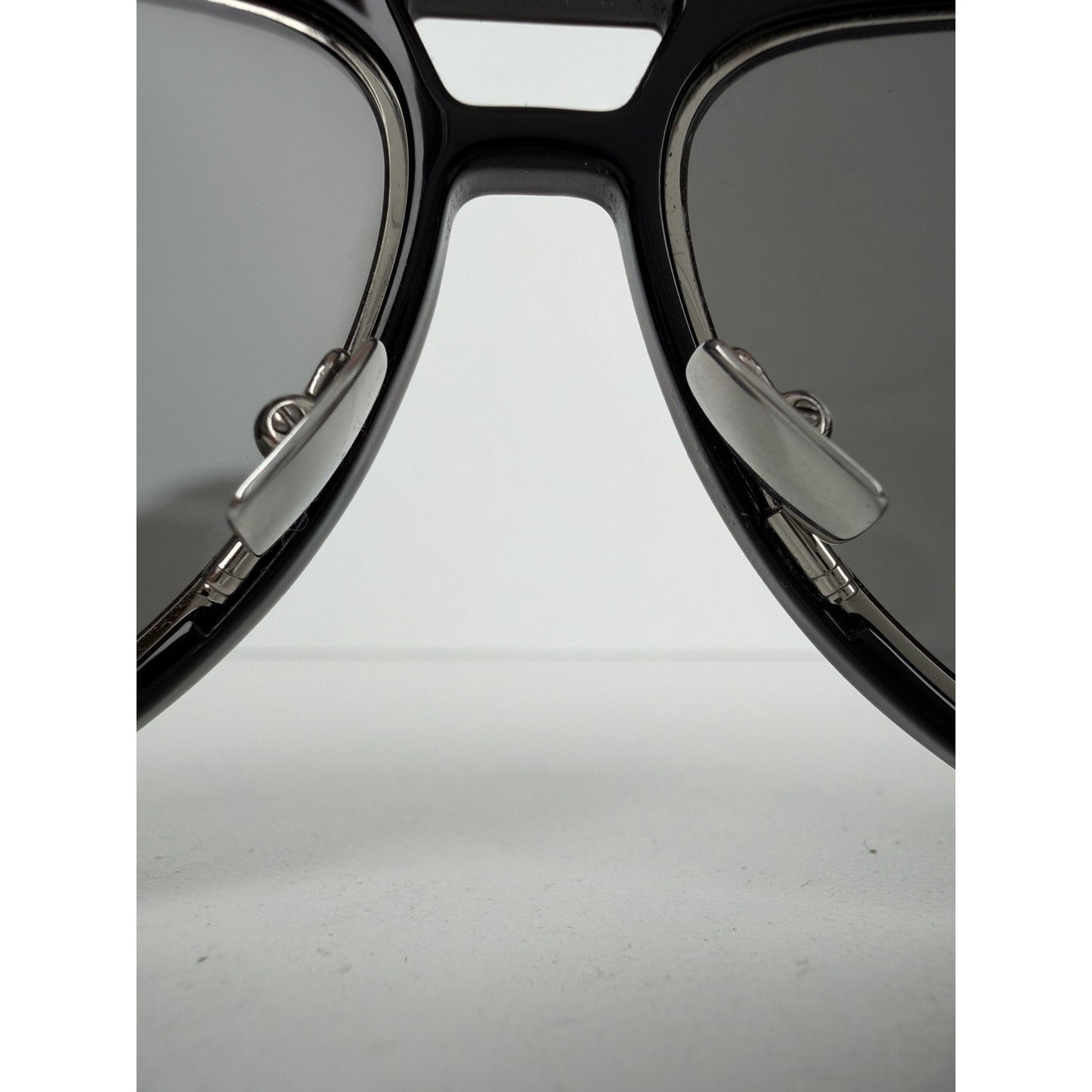 Saint Laurent Classic 11 Aviator Sunglasses in Black Acetate and Tinted Lenses