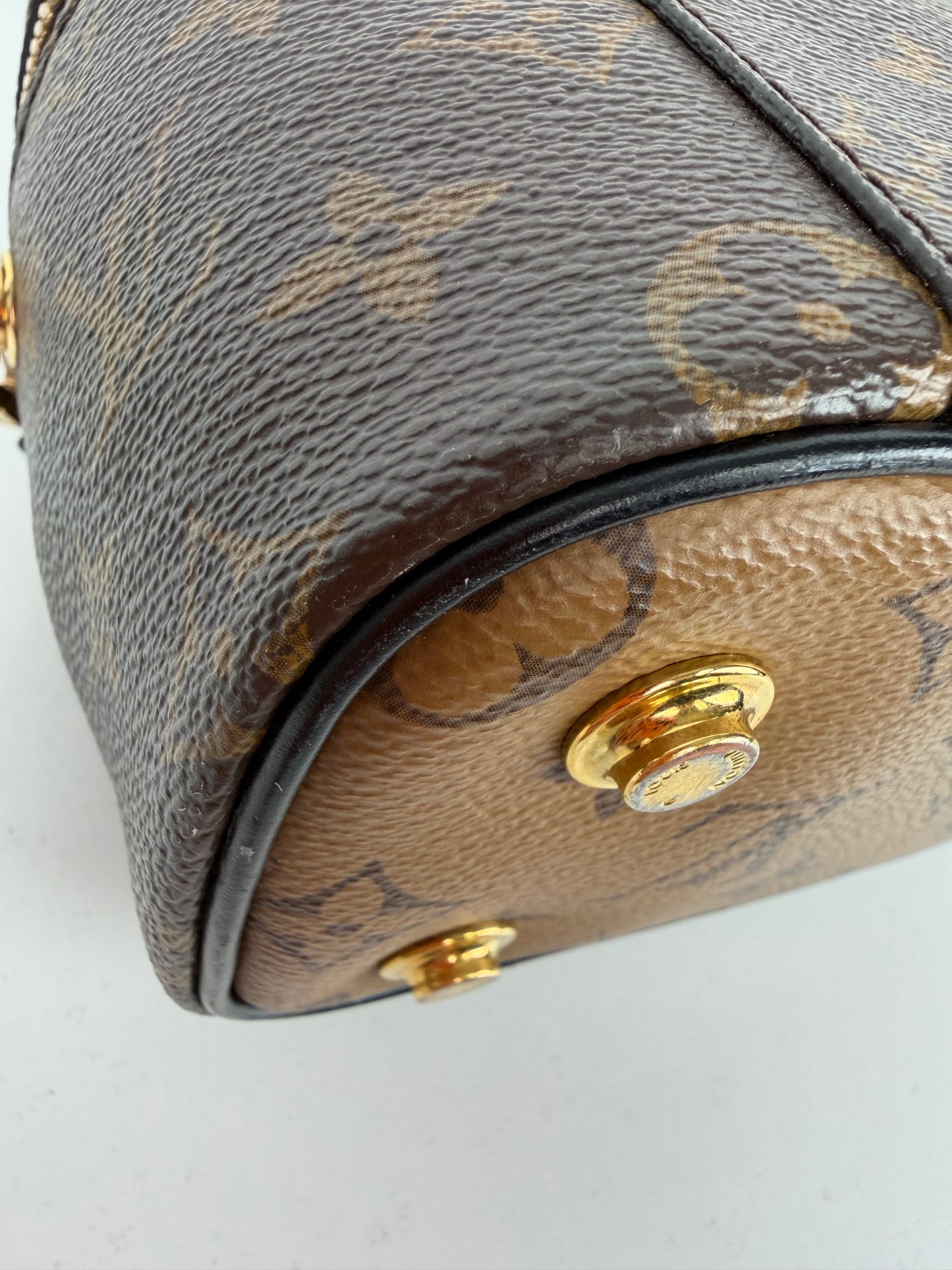 Louis Vuitton Vanity PM Bag in Brown LV Reverse Monogram Coated Canvas 2021 YC-5