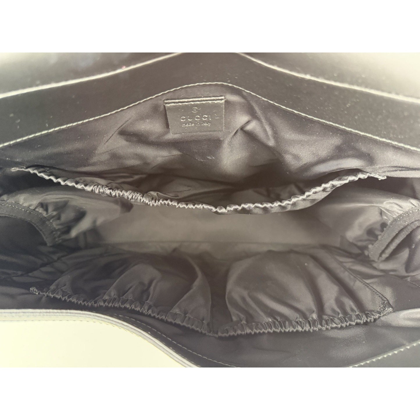 Gucci Diaper Changing Bag Large in Black GG Supreme Monogram Coated Canvas S