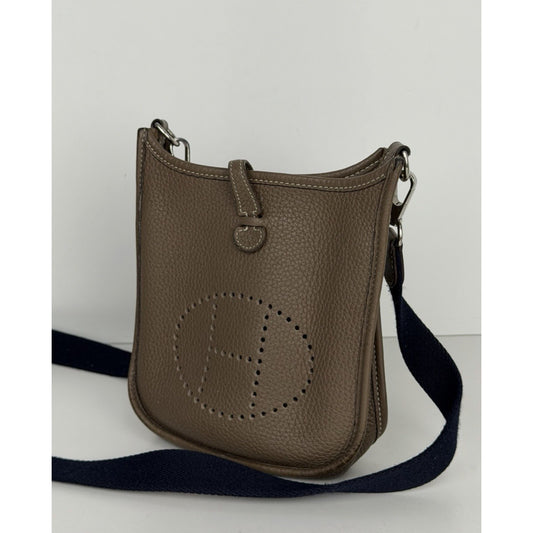 Hermes Evelyne TPM 16 in Etoupe Clemence Leather 2021 D9