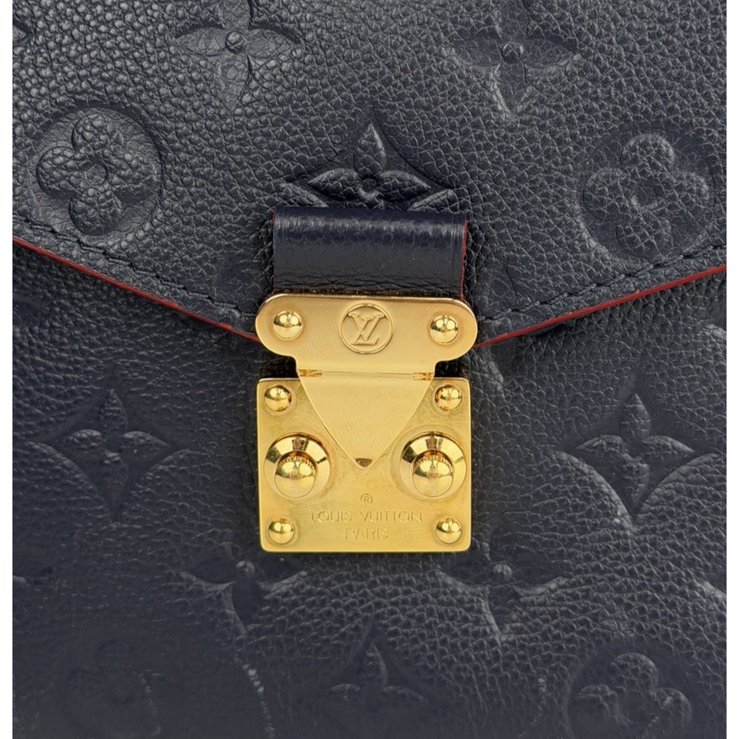 Louis Vuitton Pochette Metis Shoulder Bag Monogram Emprenite Leather Blue NFC F1