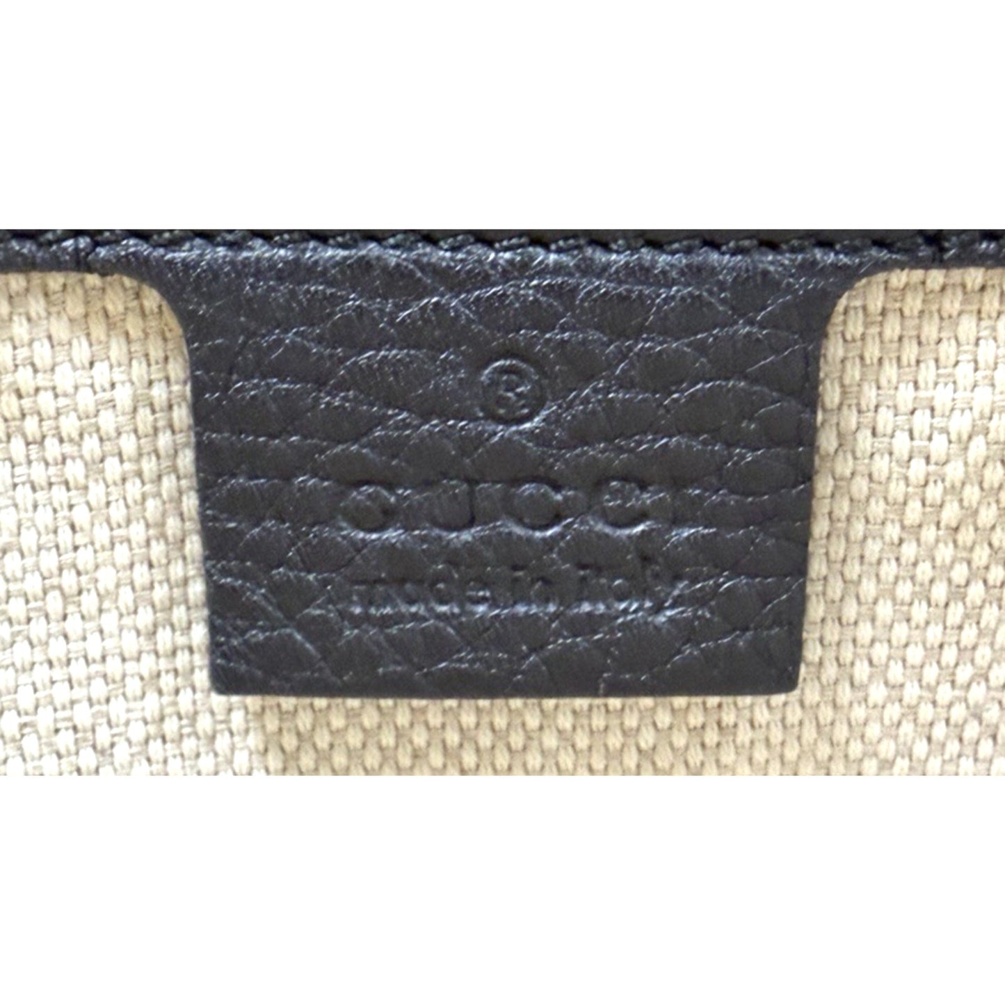 Gucci Soho Chain Shoulder Medium Bag in Black Pebbled Leather with Tassel S-06