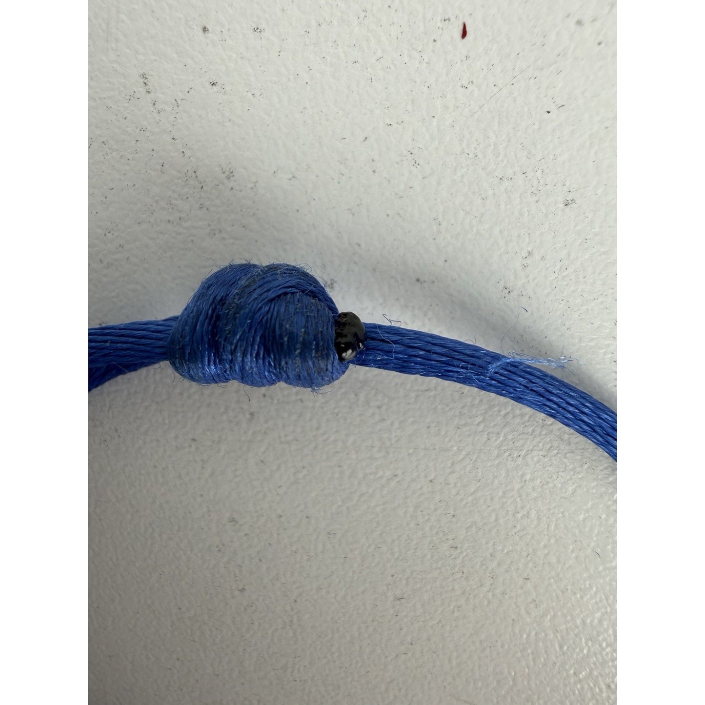 Cartier Cord Trinity Bracelet in 18K Tri-Color Gold & Blue Silk
