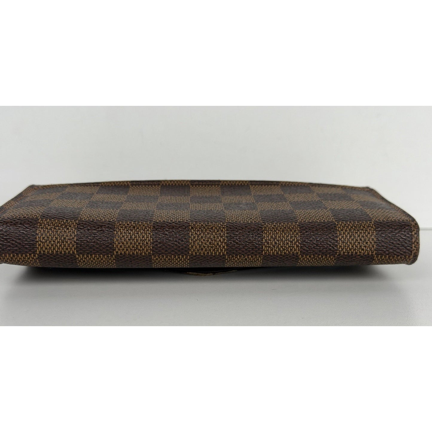 Louis Vuitton Sarah Wallet Damier Ebene Checkered Pattern Canvas S