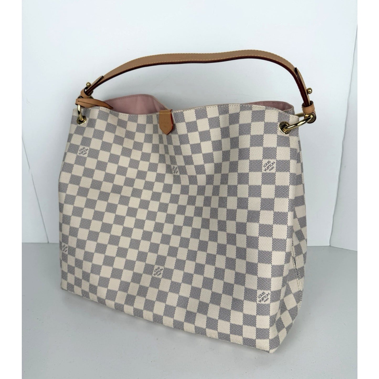 Louis Vuitton Graceful Bag MM in Damier Azur Coated Canvas B-1