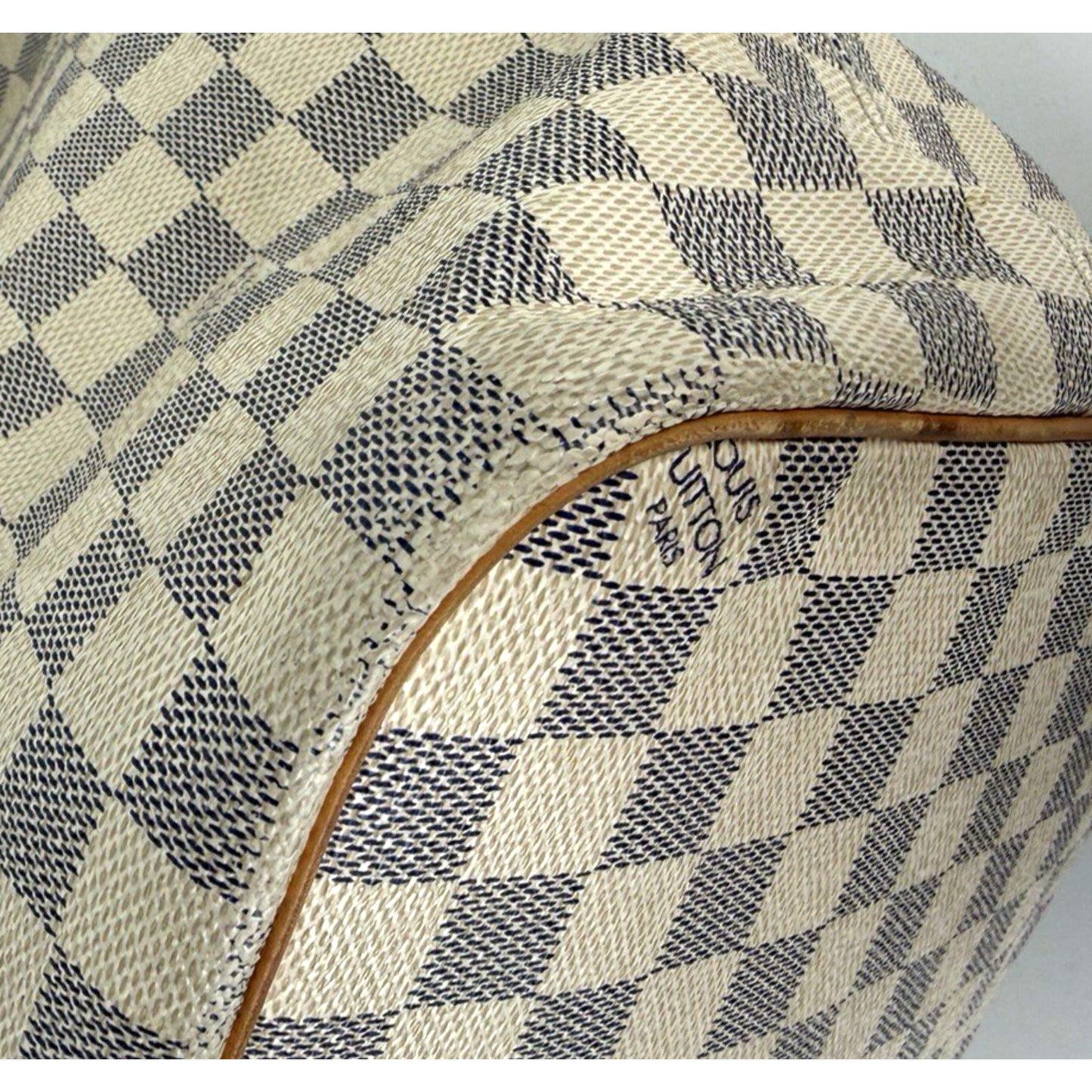 Louis Vuitton Saleya MM Tote Bag in Damier Azur Coated Canvas 2008 S