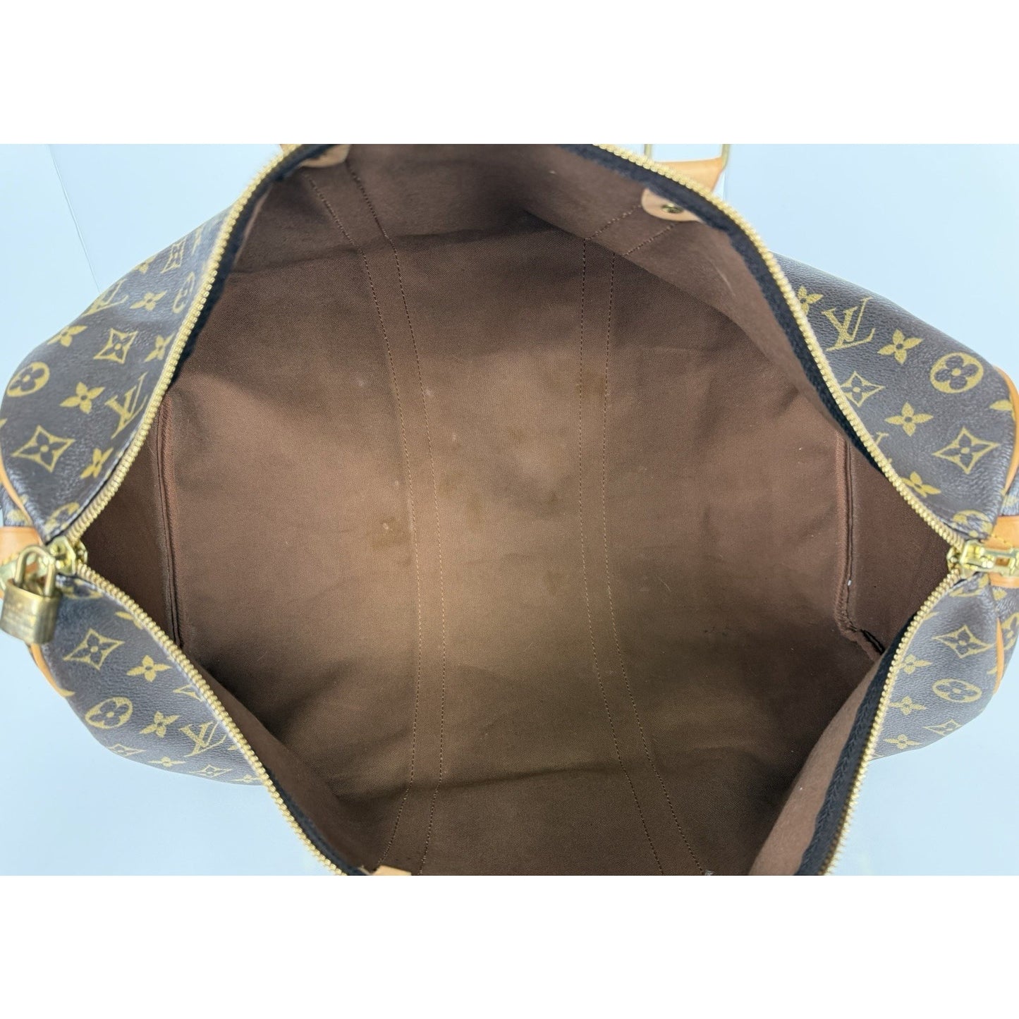 Louis Vuitton Monogram Keepall 50 Duffle Bag in Coated Canvas (2005)