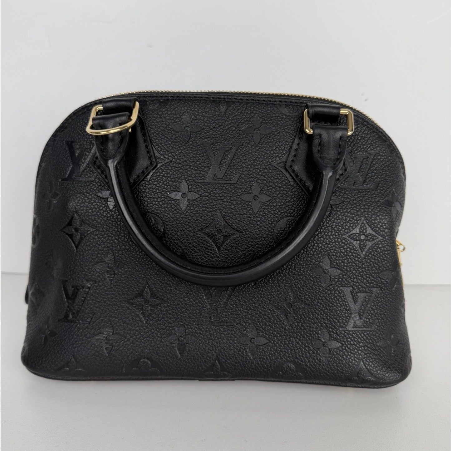Louis Vuitton Neo Alma BB Bag in Black LV Monogram Empreinte Leather NFC B-5