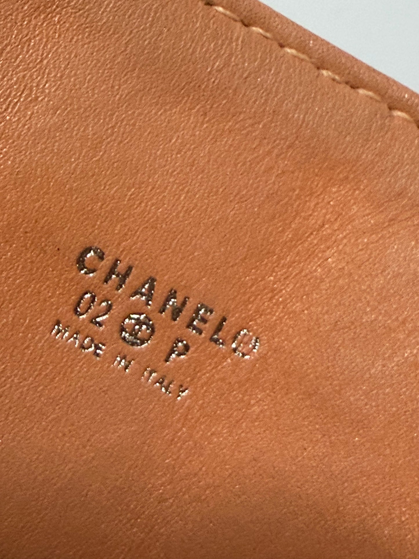 Chanel Leather Pink CC Wrap Bracelet