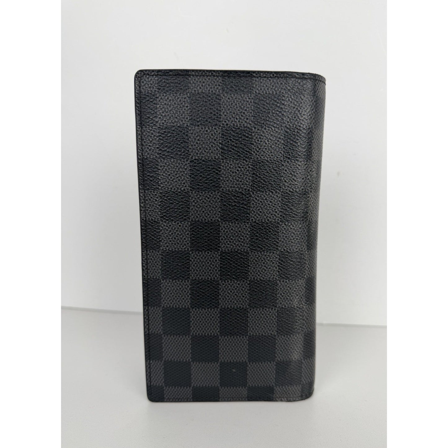 Louis Vuitton Brazza Bifold Long Wallet in Damier Graphite Coated Canvas 2014