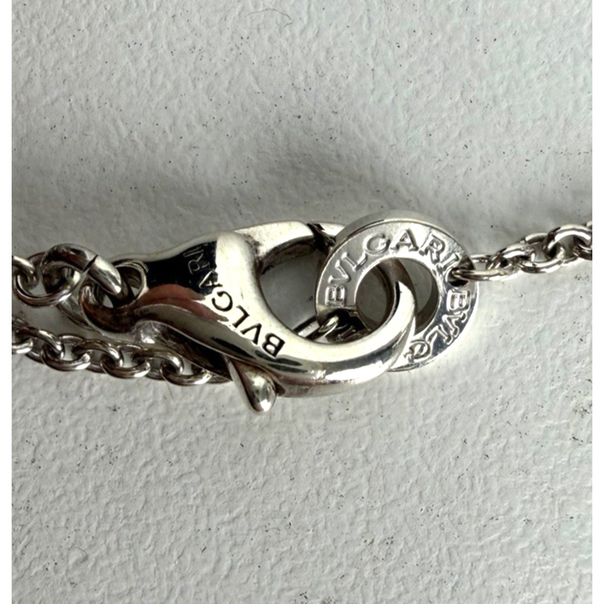 Bvlgari Save The Children Pendant Necklace in Silver and Black Ceramic