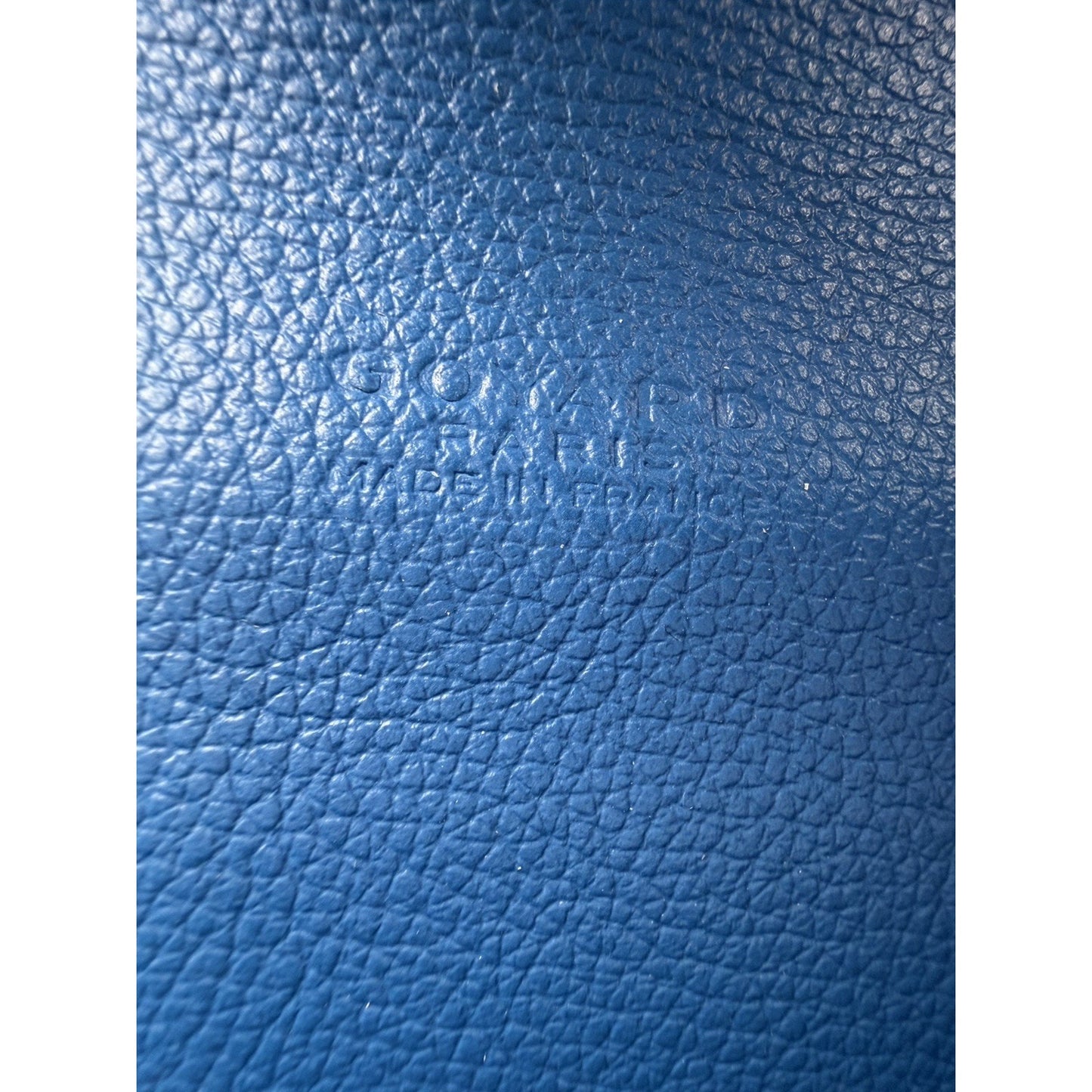 Goyard Chypre Wallet-Pouch Sky Blue Goyardine Canvas & Palladium G-Clasp D8